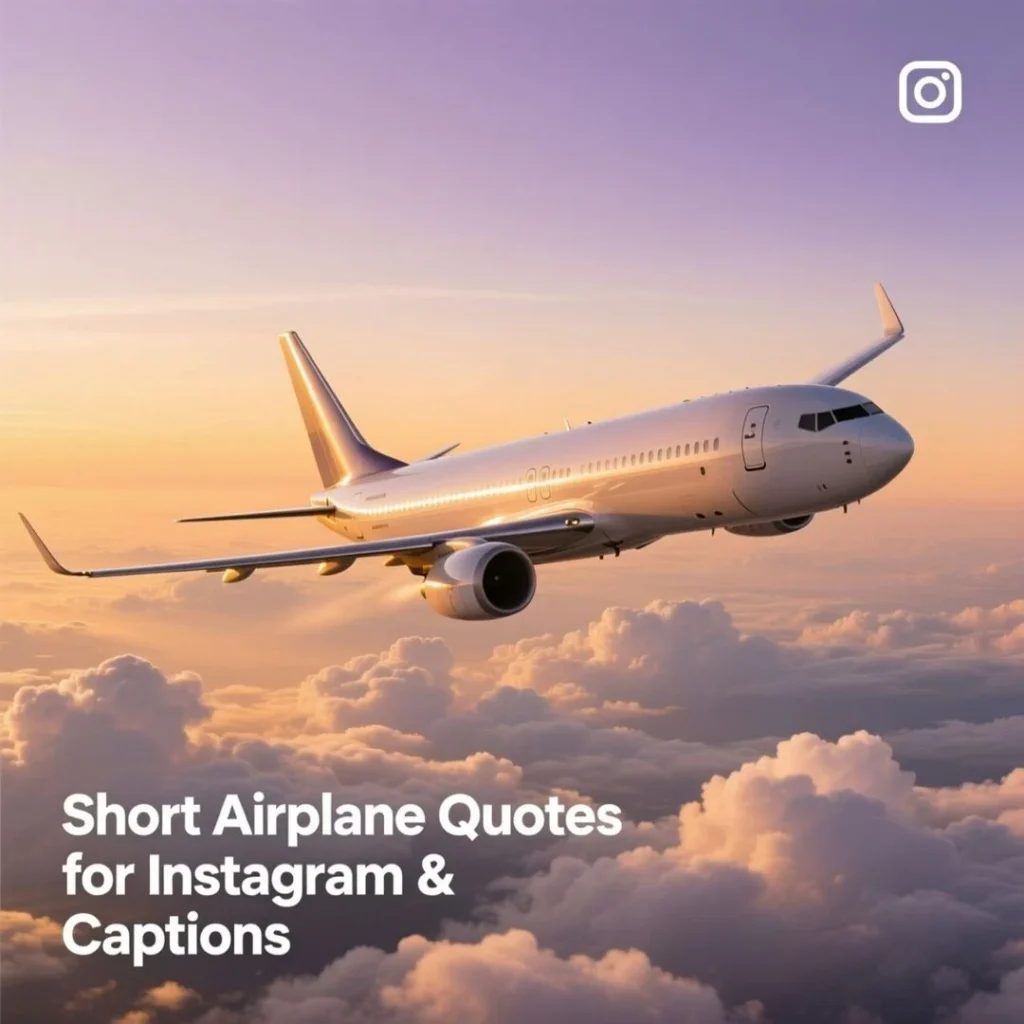 Short Airplane Quotes for Instagram & Captions