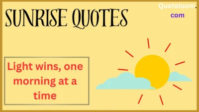 Sunrise Quotes
