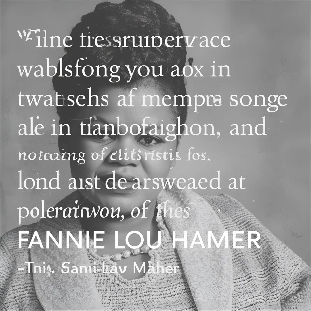 🌍 Fannie Lou Hamer Quotes That Inspire the World