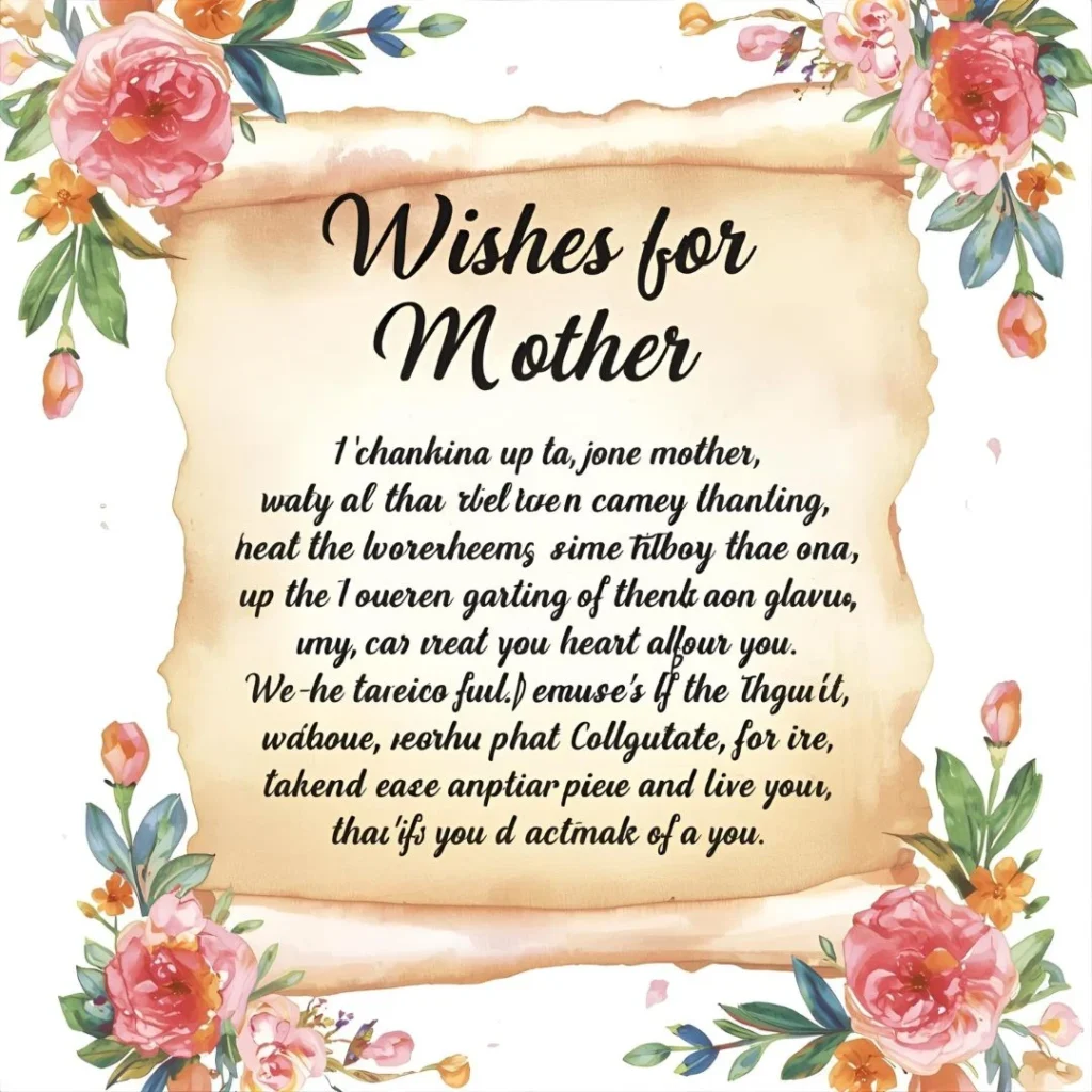 Heart Touching Wishes for Mother