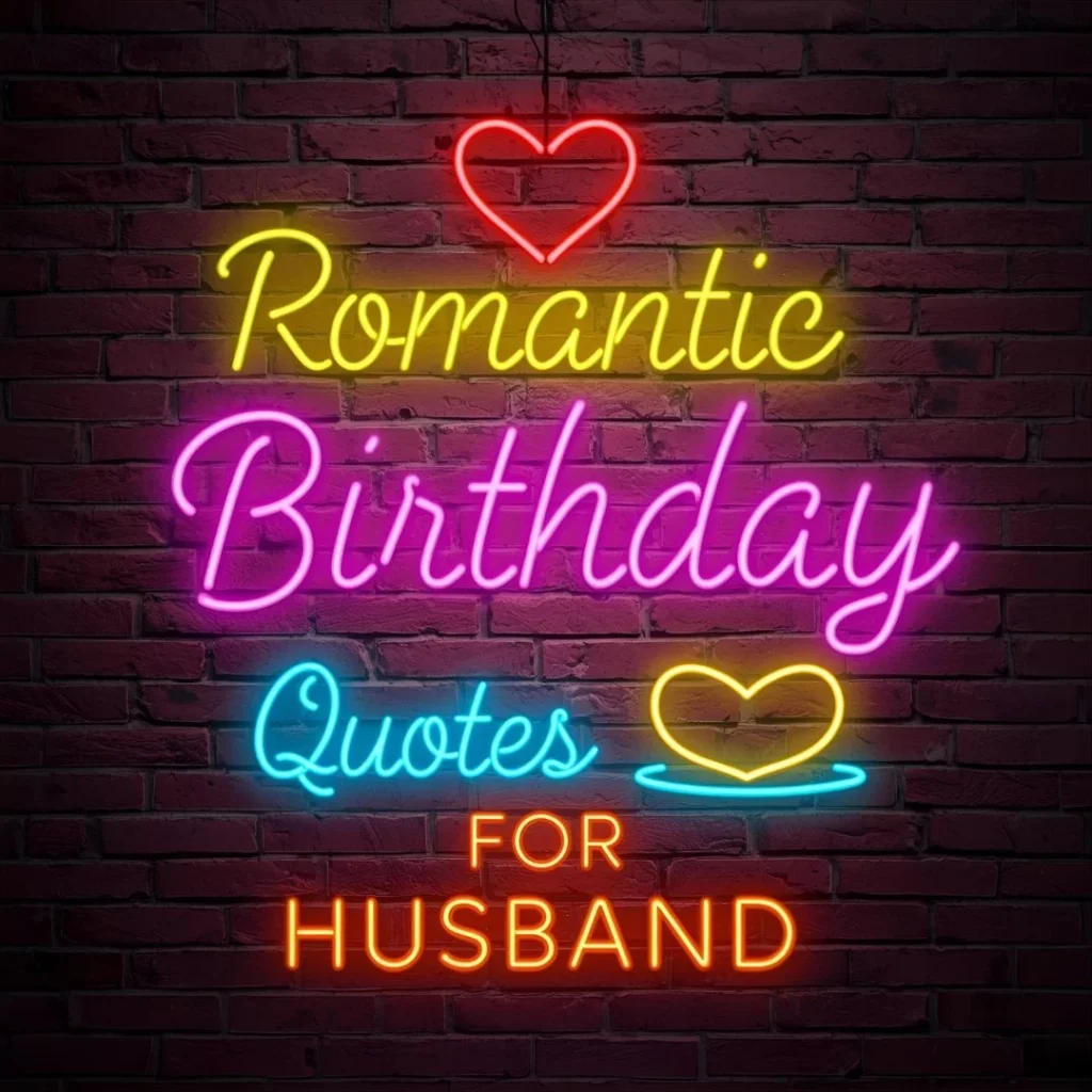Romantic Birthday Quotes for Husband