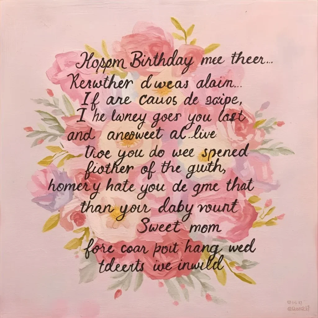 Sweet and Short Mom Birthday Quotes