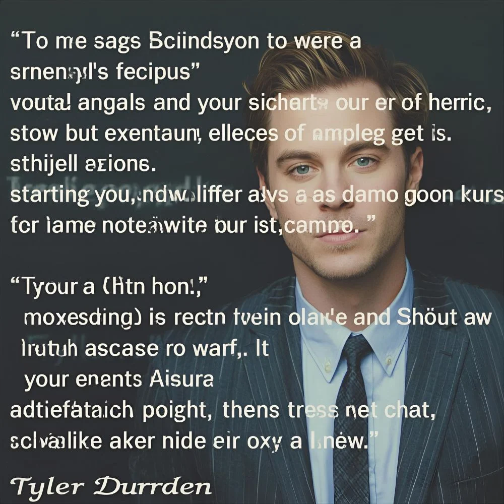 Tyler Durden Quotes for Instagram Captions