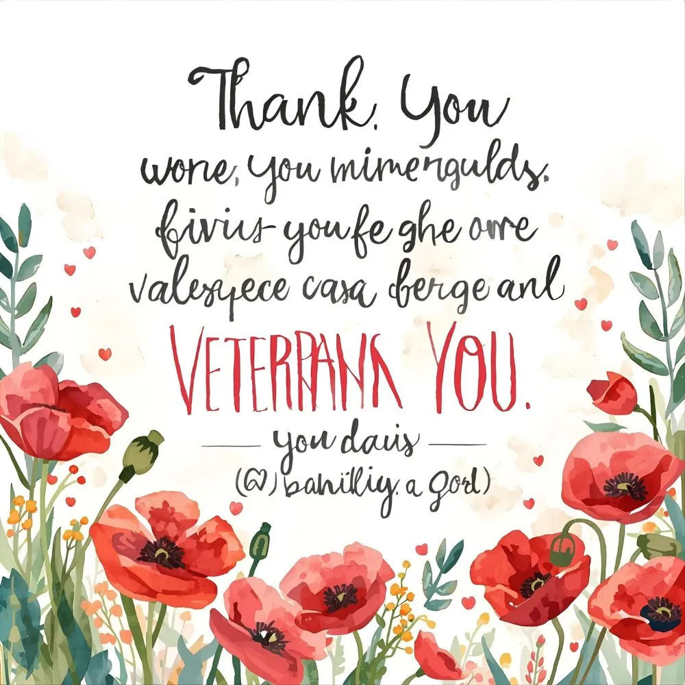 ๐บ๐ธ Patriotic Thank You Veterans Day Quotes