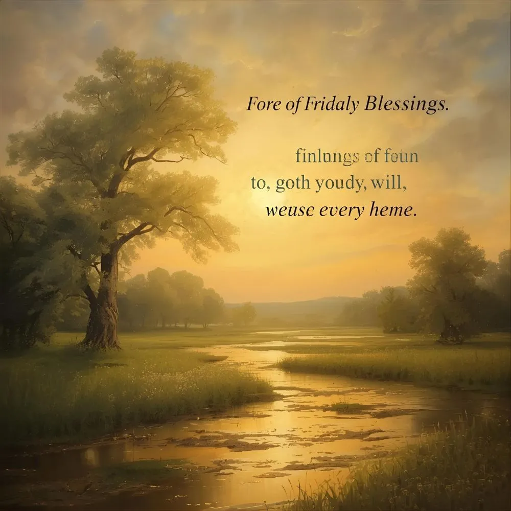 Friday Blessings Quotes from the Bible