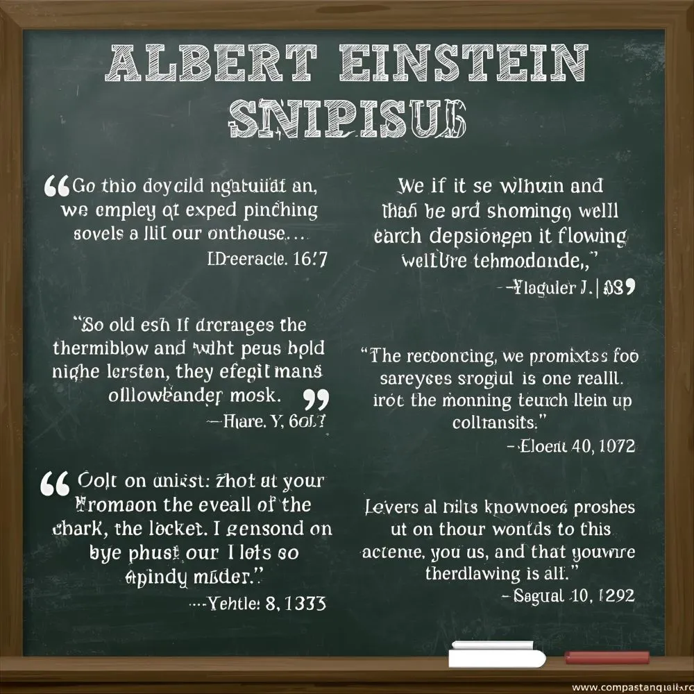 Albert Einstein Quotes on Knowledge