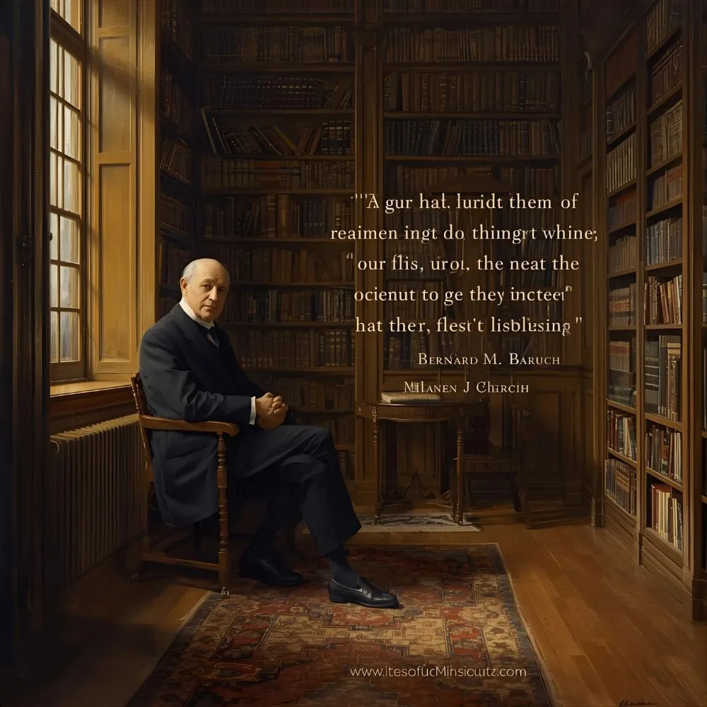 Bernard M. Baruch Quotes About Wisdom