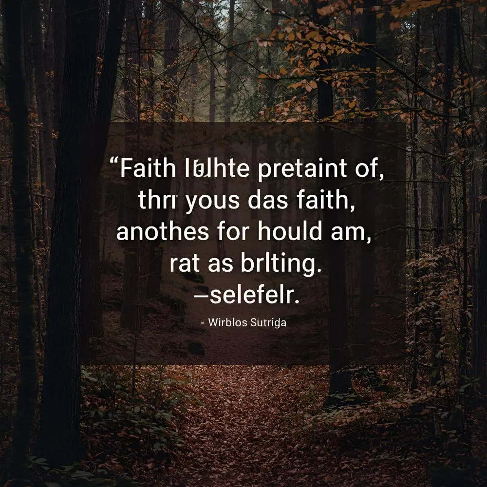 Bible Quotes About Faith