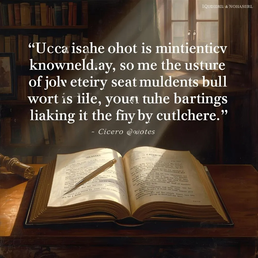 Cicero Quotes About Knowledge