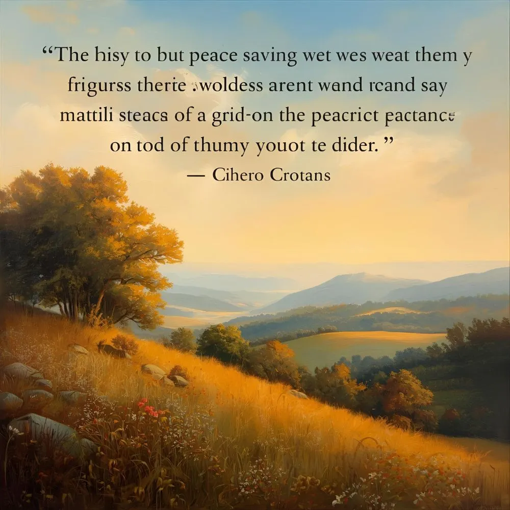Cicero Quotes About Peace