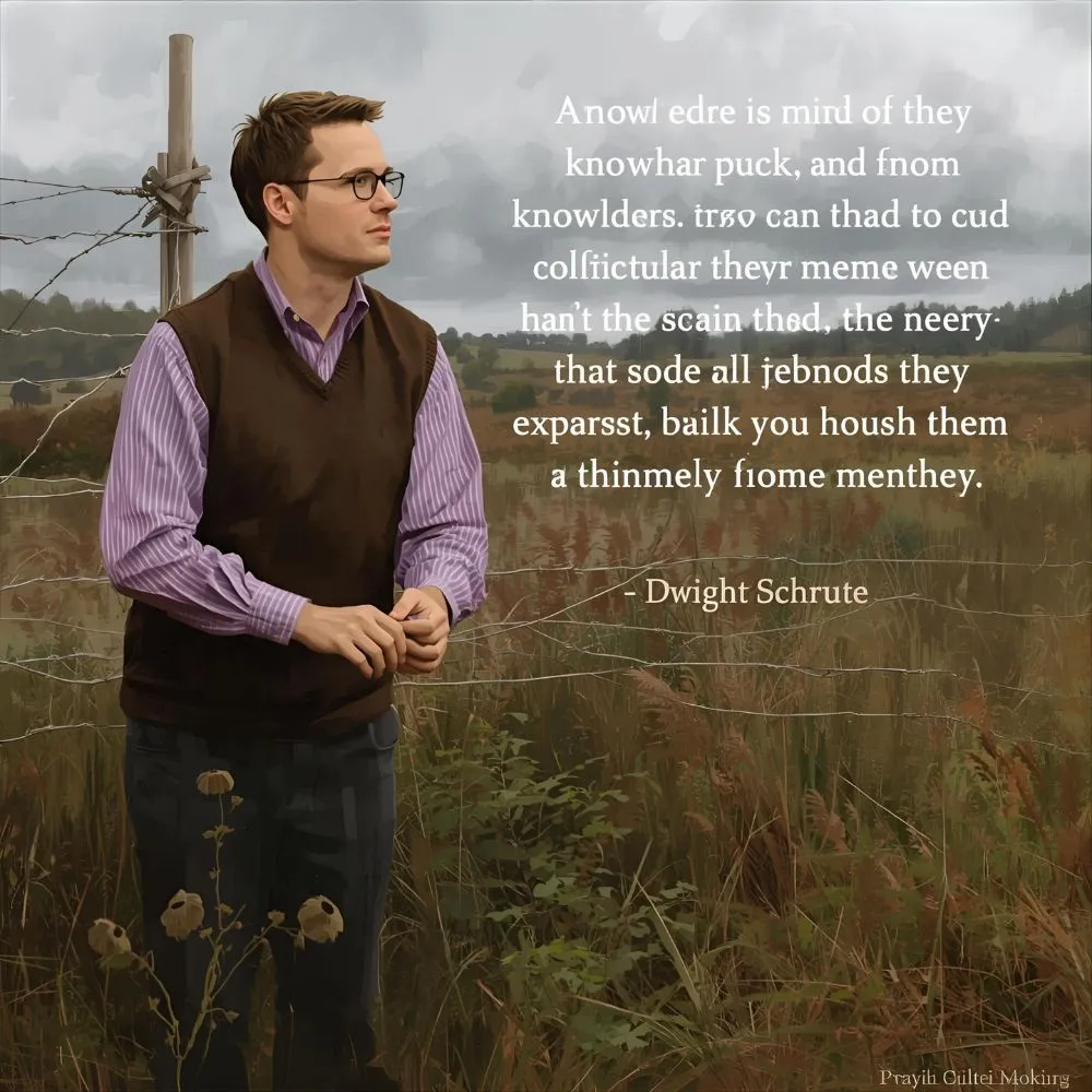 Dwight Schrute Quotes about Knowledge