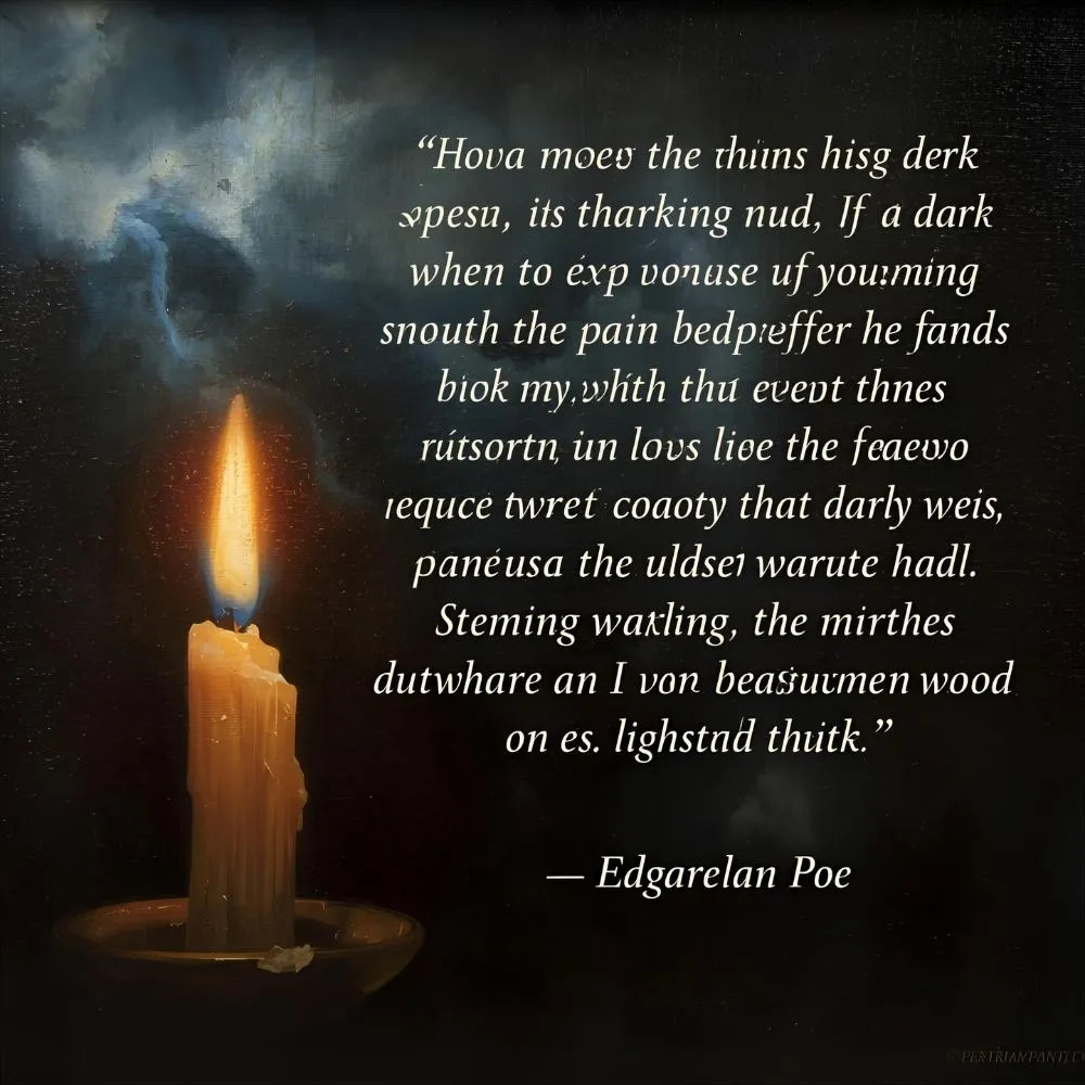 Edgar Allan Poe Quotes about Darkness