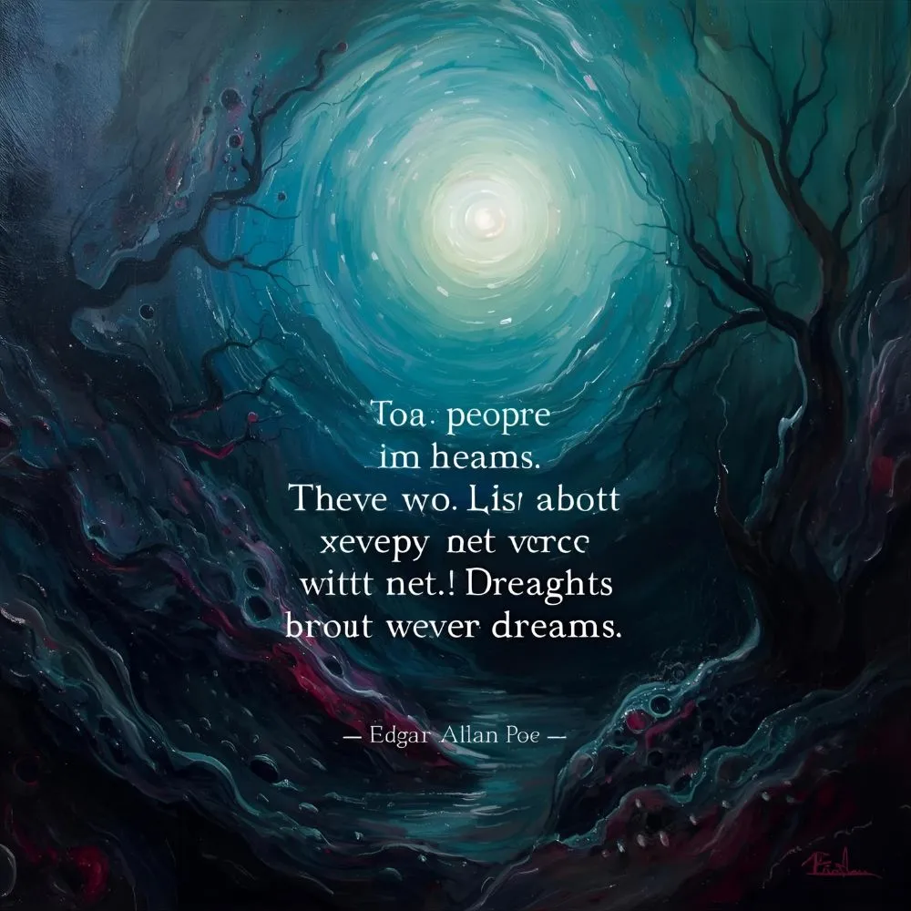 Edgar Allan Poe Quotes about Dreams