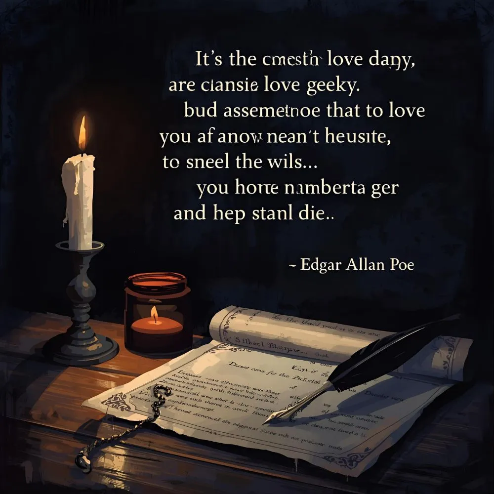 Edgar Allan Poe Quotes about Love