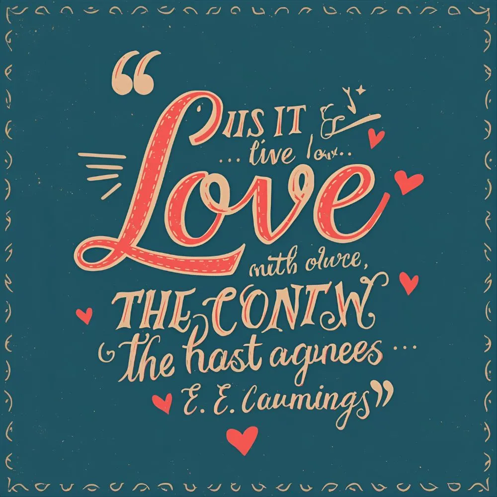 e.e. cummings Quotes on Love