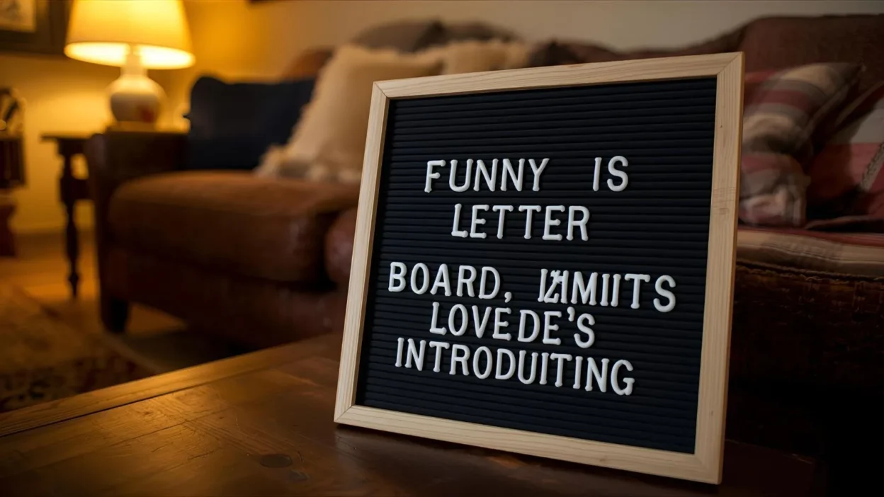 Funny Letter Board Quotes Introduction
