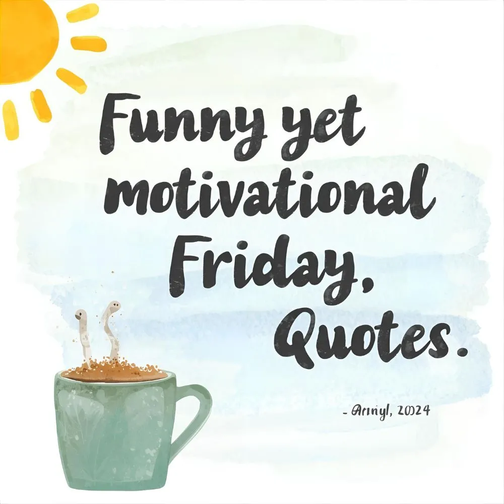 Funny Yet Motivational Friday Quotes