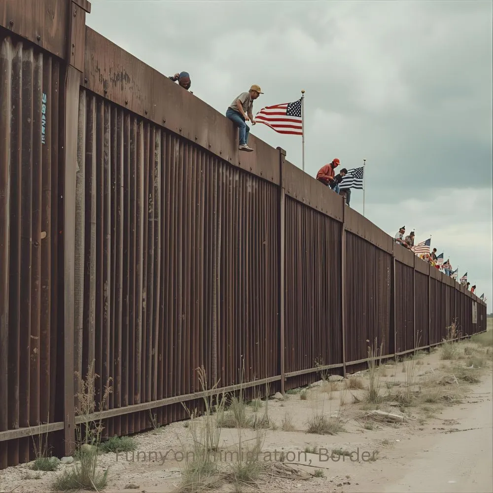 Funny on Immigration, Border