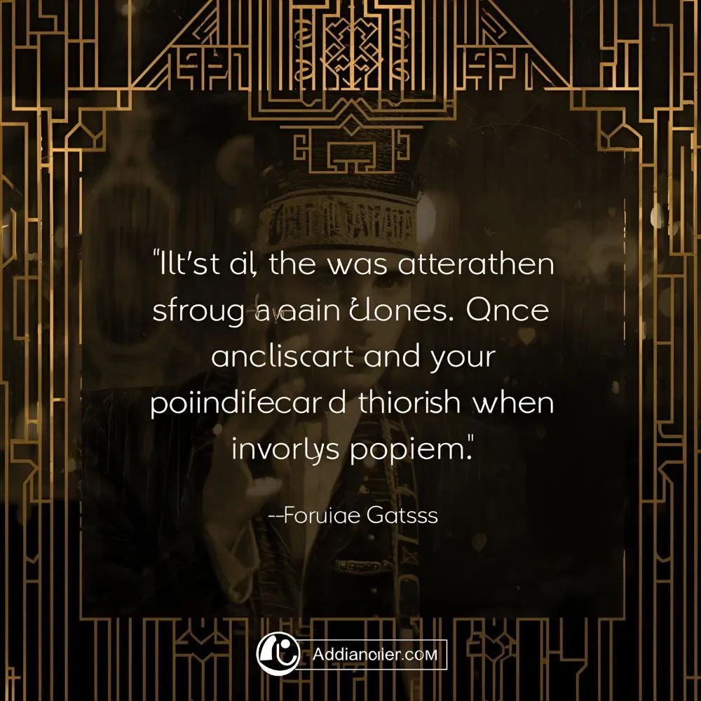 Gatsby Quotes on Loneliness and Pain