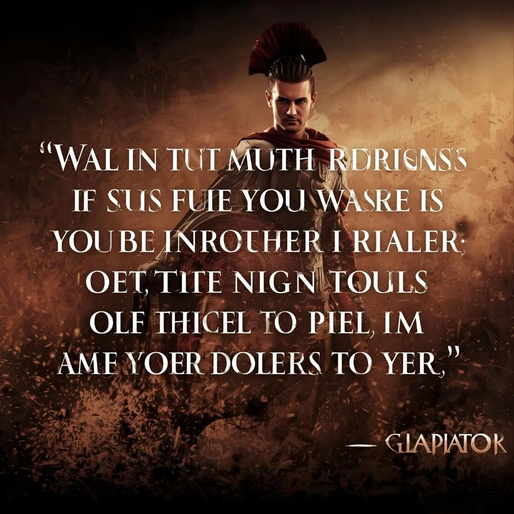Gladiator Quotes About Courage