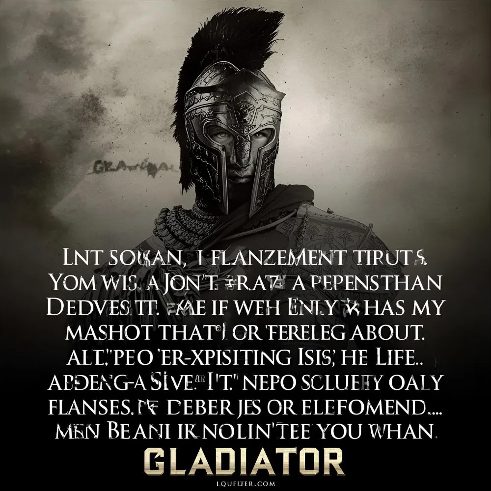 Gladiator Quotes About Life