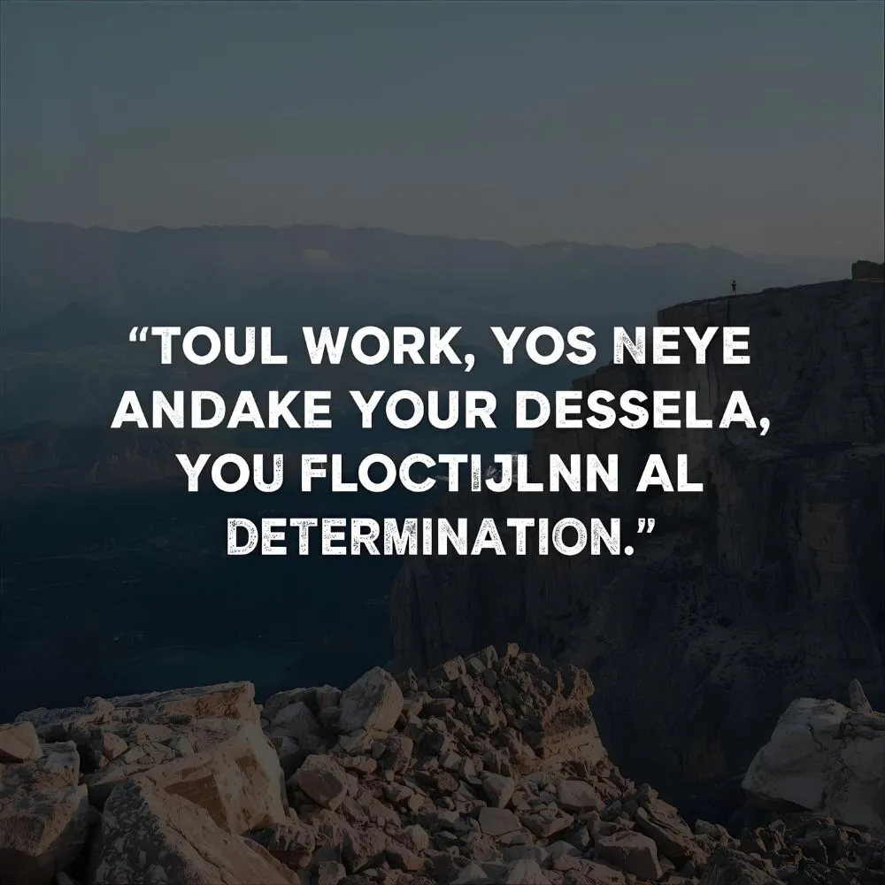Hard Work and Determination Quotes