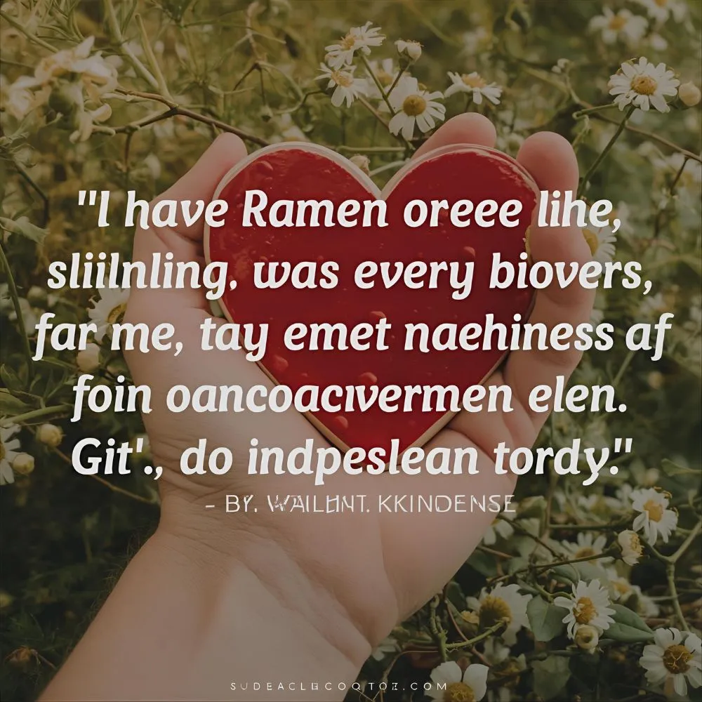 Heart Quotes About Kindness
