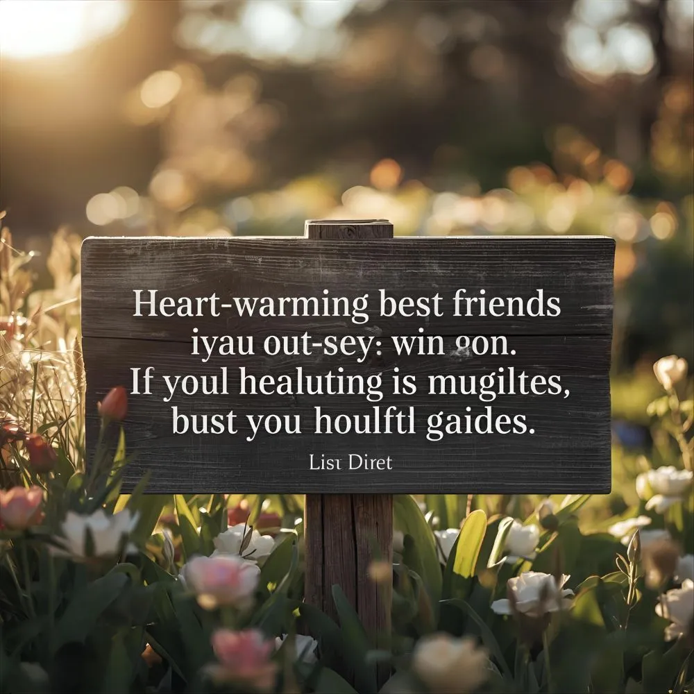 Heart-Warming Best Friend Quotes