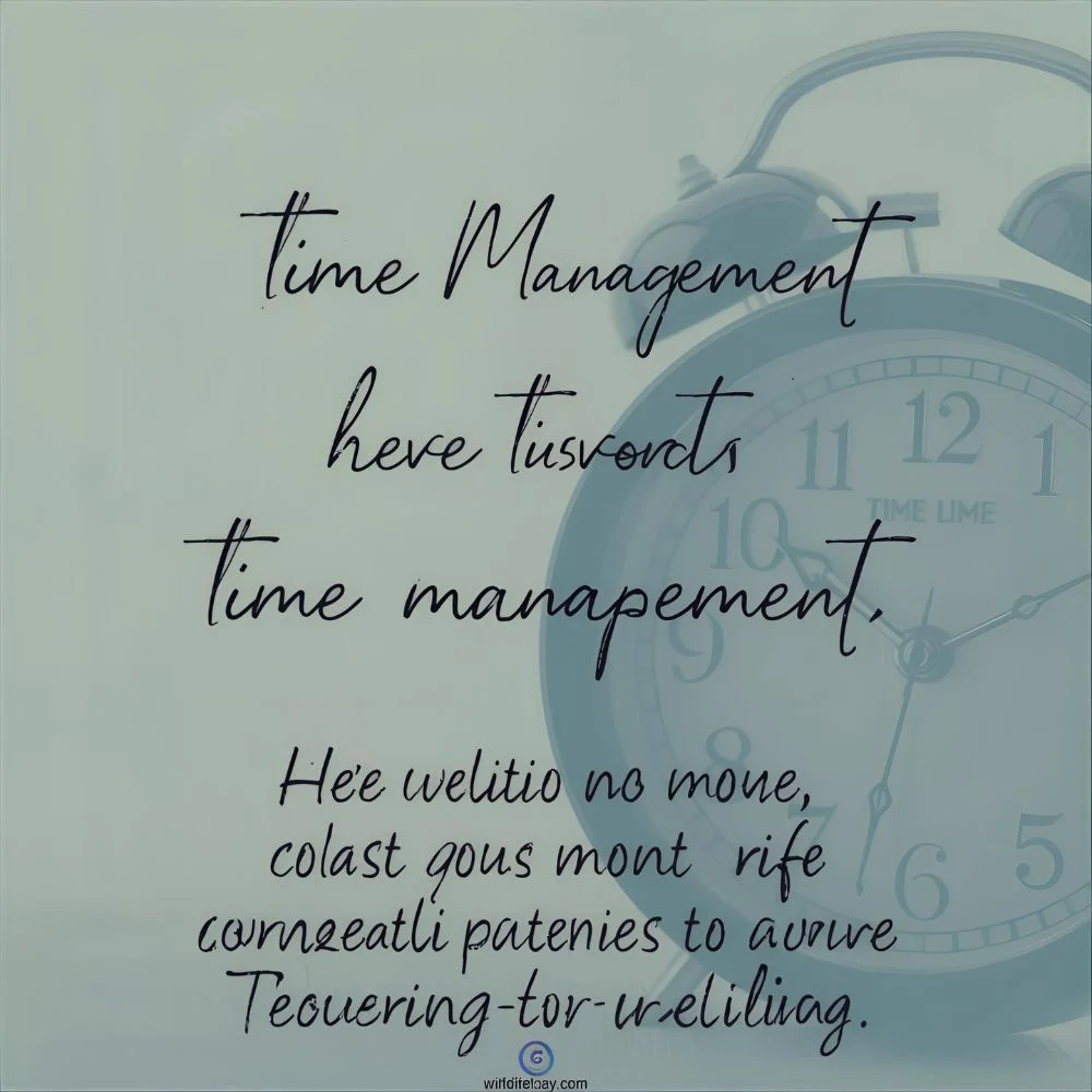 Inspirational Time Management Quotes