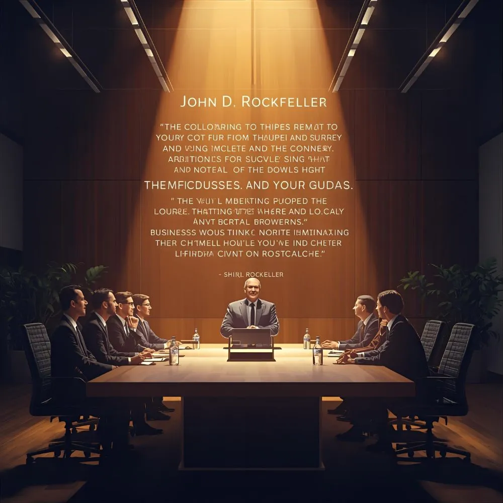 John D. Rockefeller Quotes on Business