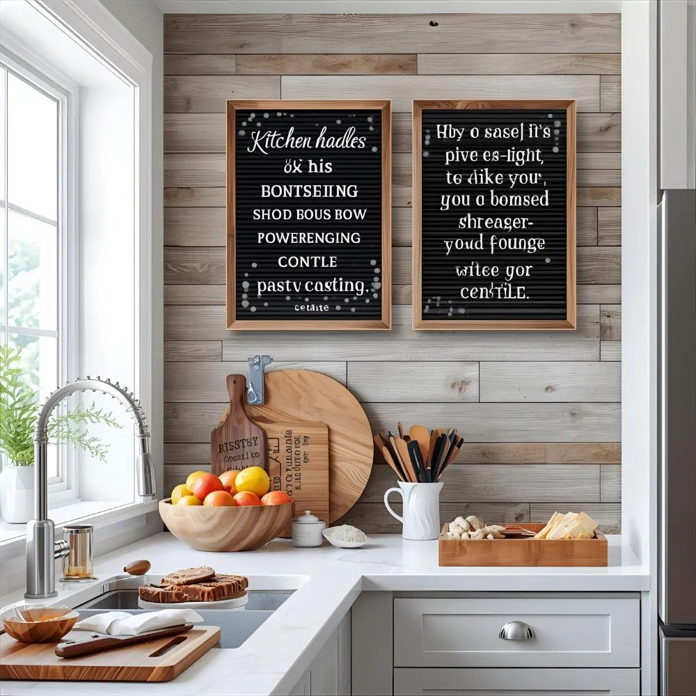 Kitchen, Dining & Foodie Letter Board Quotes