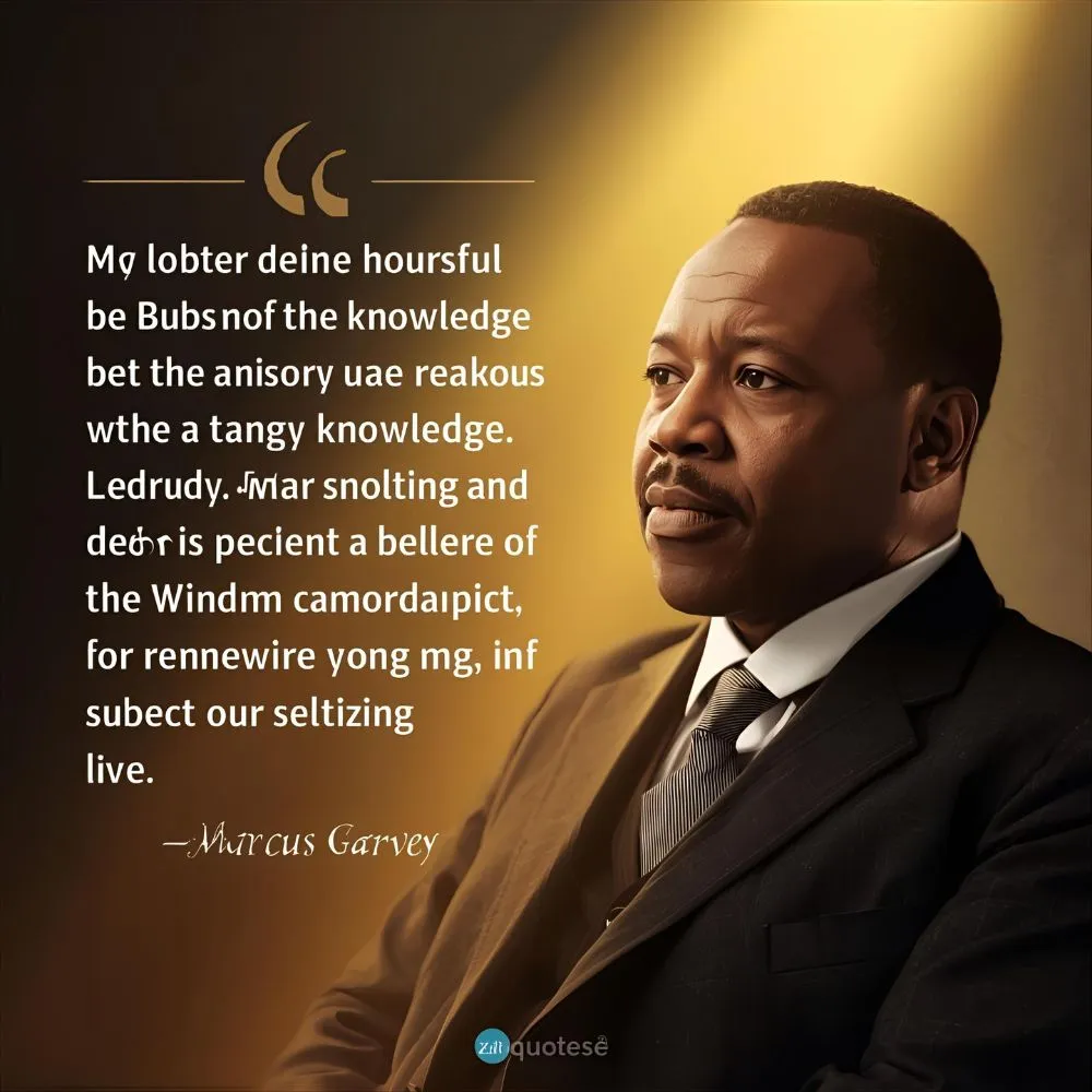 Marcus Garvey Quotes About Knowledge, Learning, and Mind