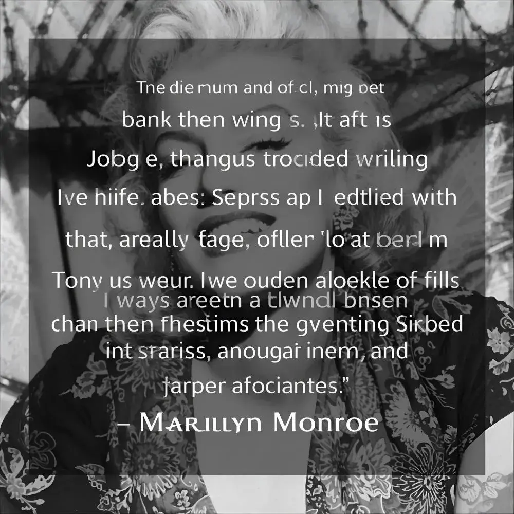 Marilyn Monroe Quotes About Strength