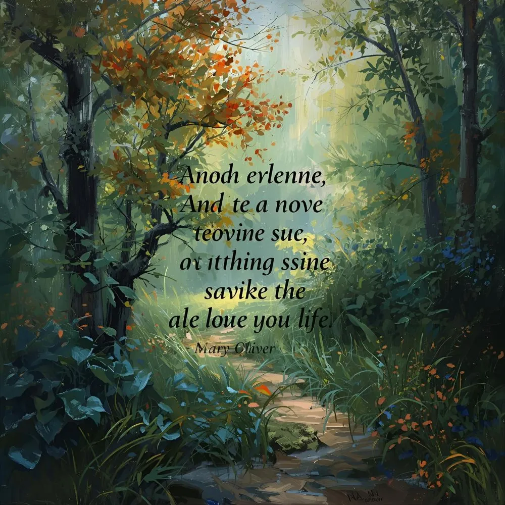 Mary Oliver Quotes on Life