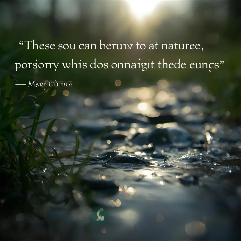  Mary Oliver Quotes on Nature