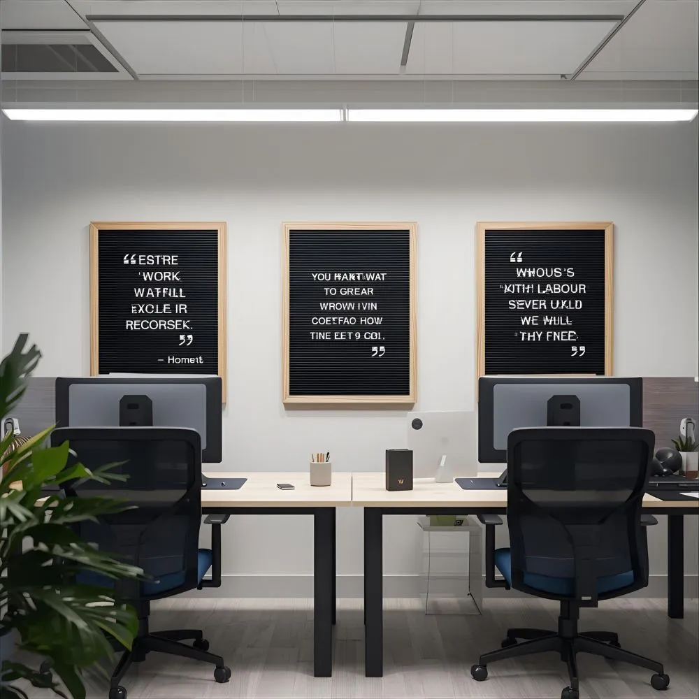  Office, Work & Grown-Up Humor Letter Board Quotes