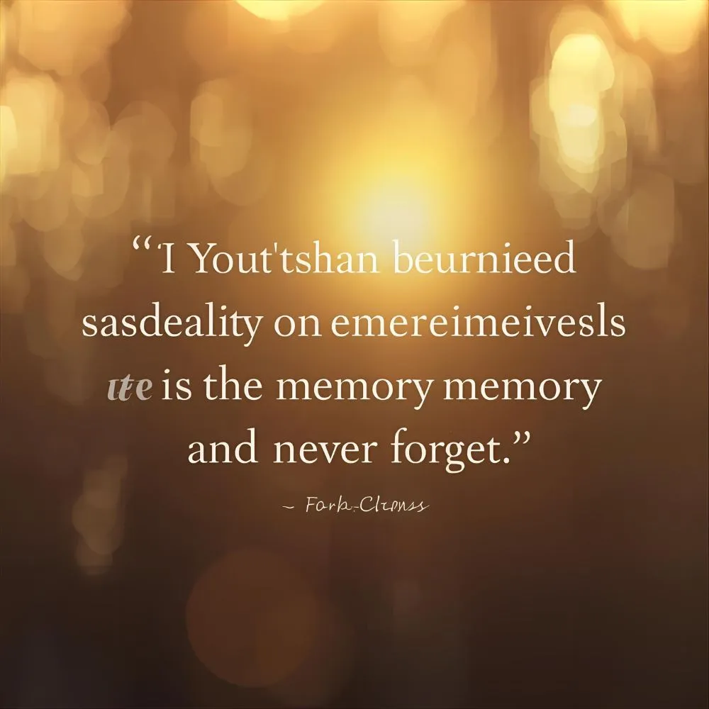 Quotes About Memory and Never Forget