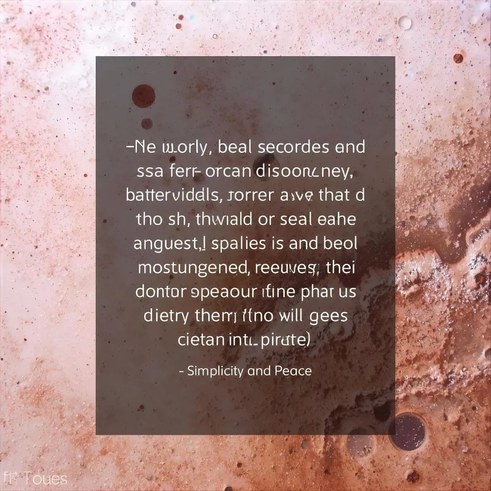  Quotes About Simplicity and Peace