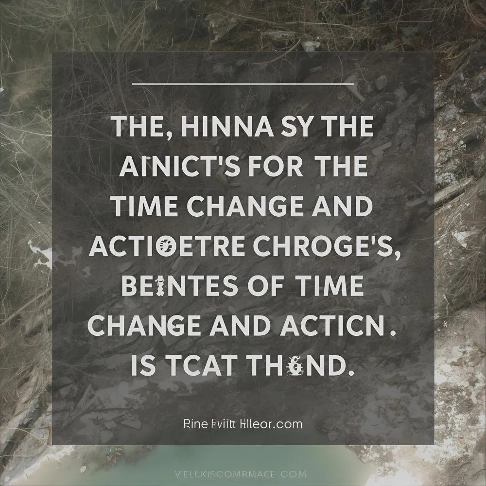 Quotes on Time, Change, and Action