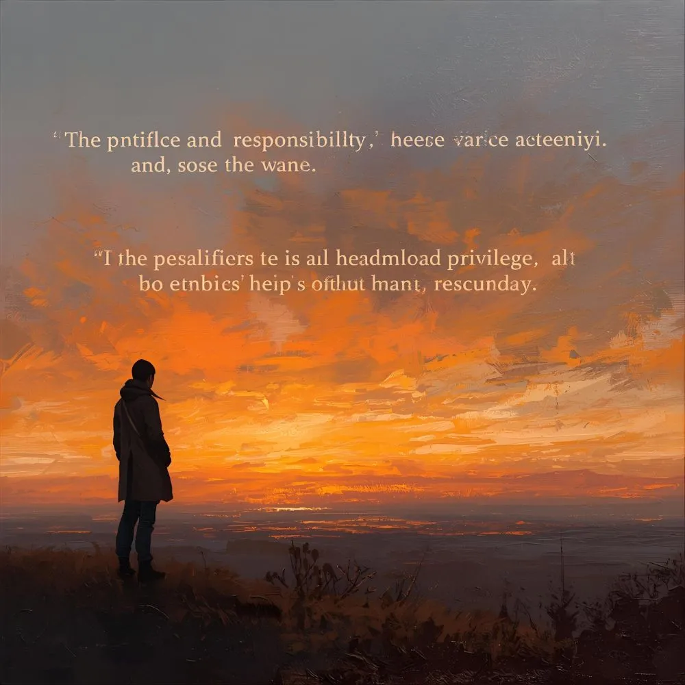 Quotes on Responsibility, Privilege, and Ethics