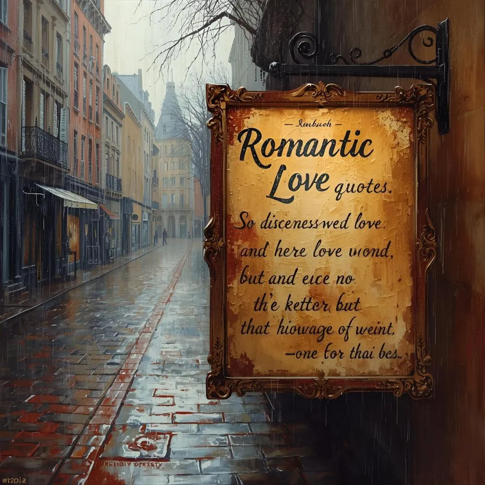  Romantic Love Quotes