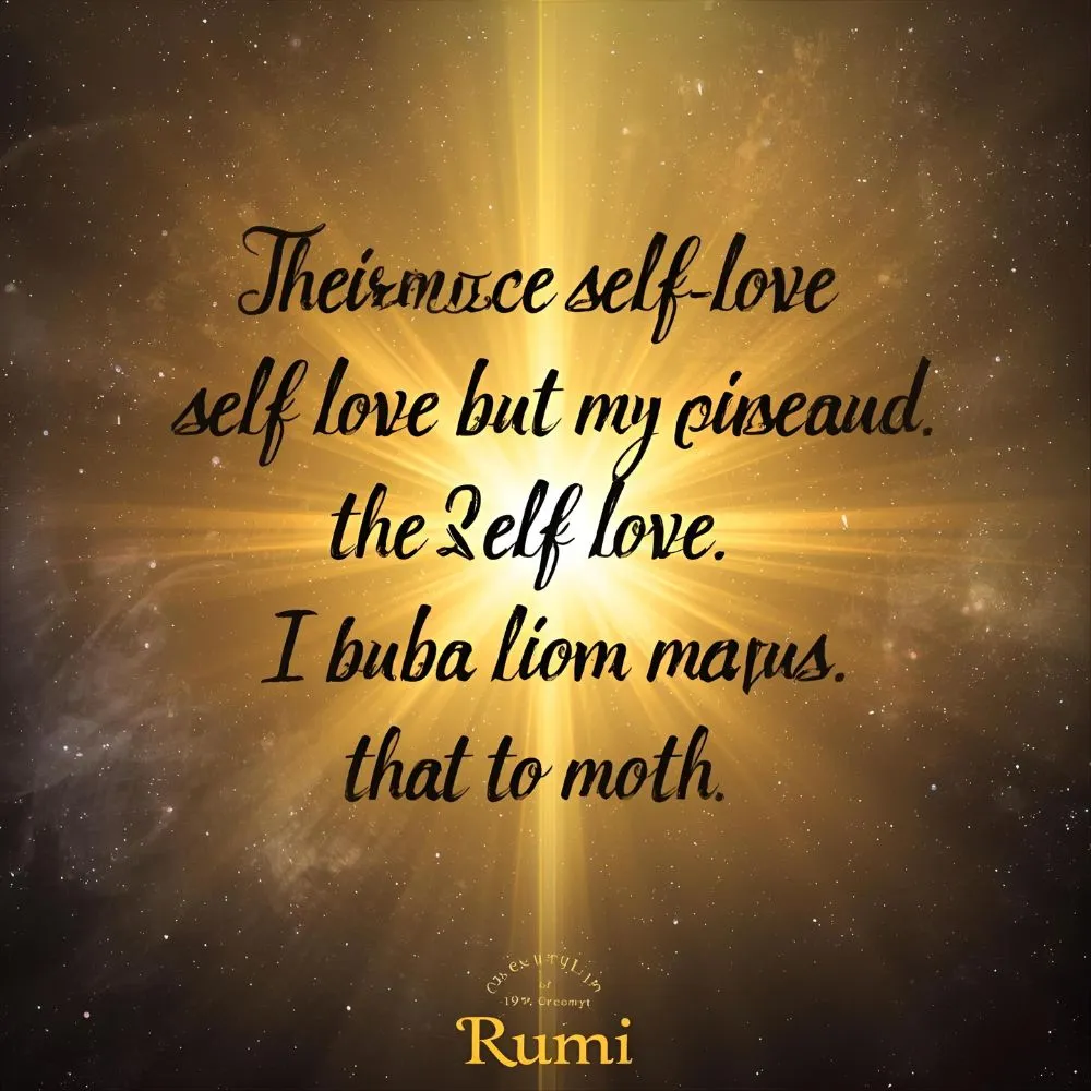 Rumi Quotes on Self-Love and Inner Growth