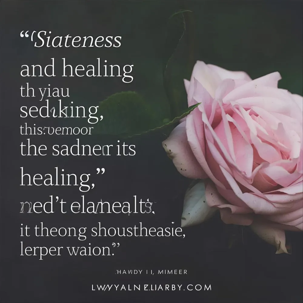 Sadness and Healing Quotes