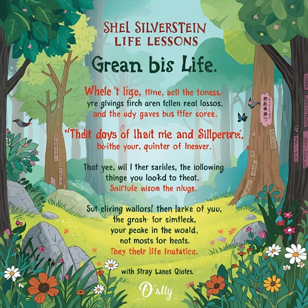 Shel Silverstein Quotes on Wisdom and Life Lessons