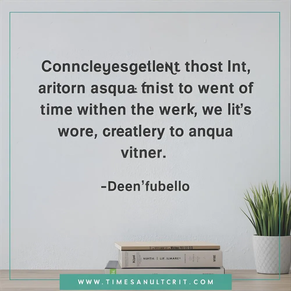Time Management Quotes for Work