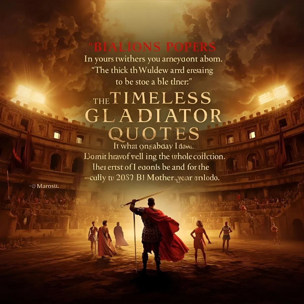 Timeless Gladiator Quotes