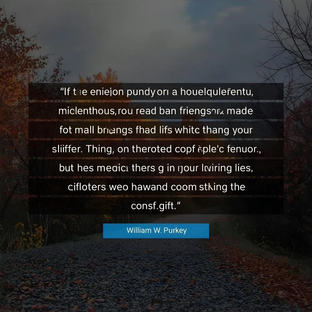 William W. Purkey Quotes About Life
