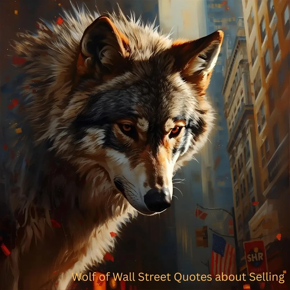 Wolf of Wall Street Quotes about Selling