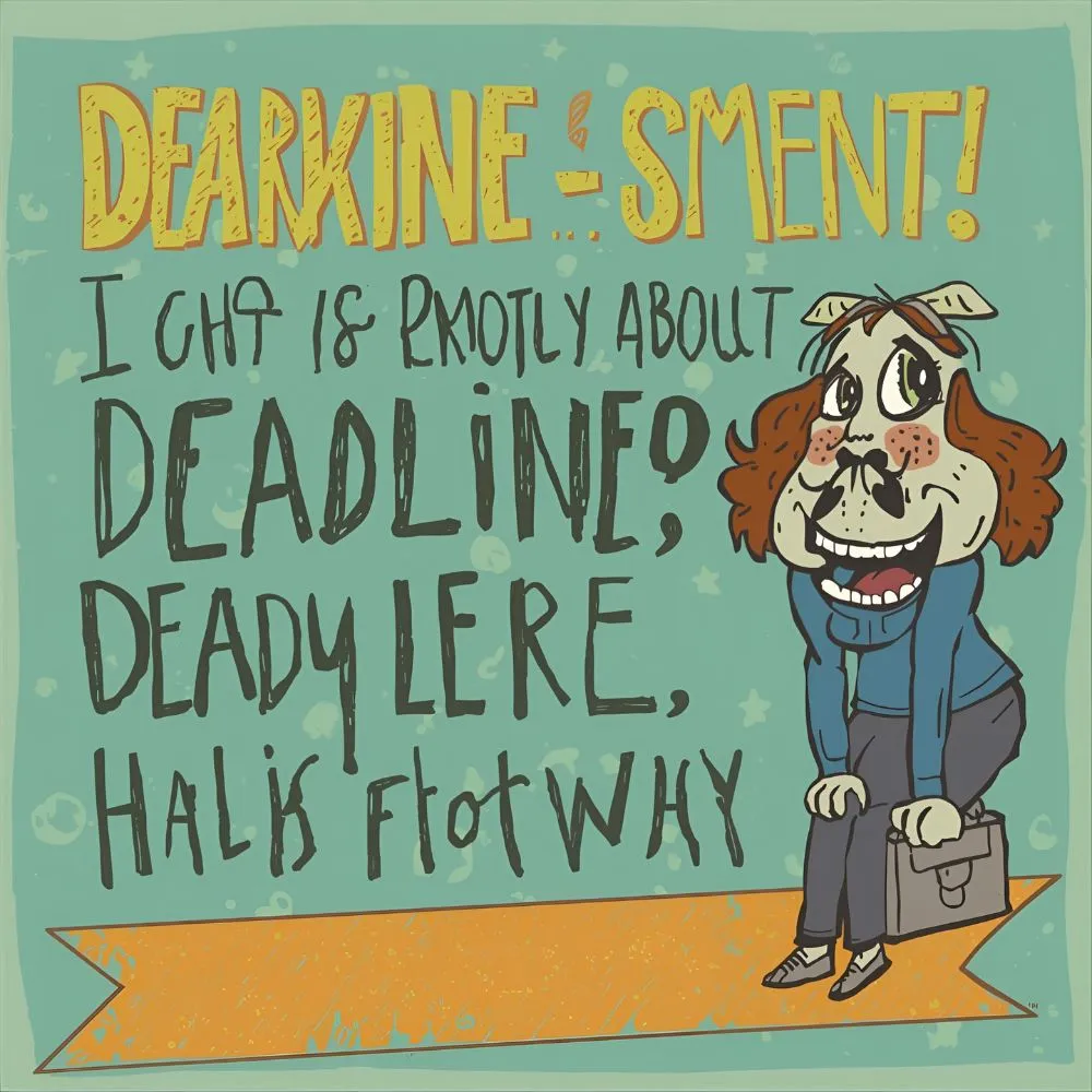 Work Quotes Funny About Deadlines