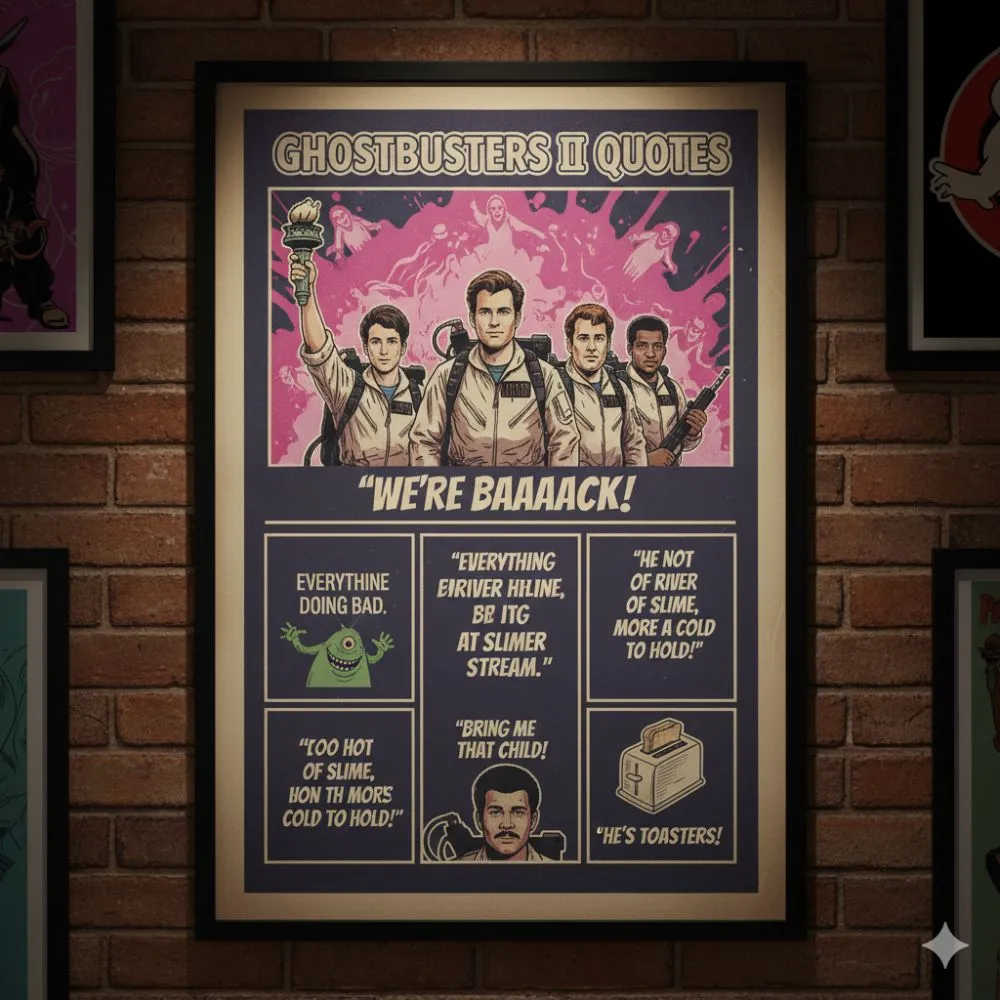 Ghostbusters Quotes from Ghostbusters II